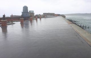 Hurst Castle Mastic Asphalt Application