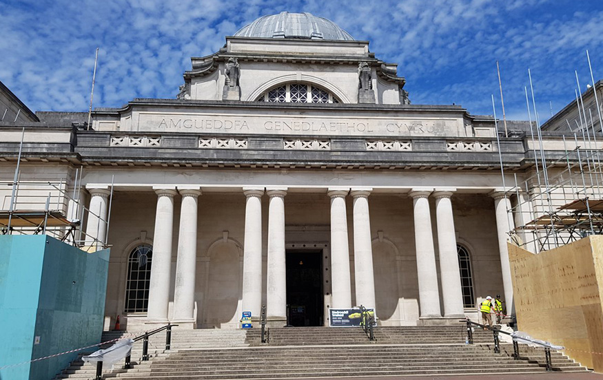 National Museum Cardiff - roof refurbishment